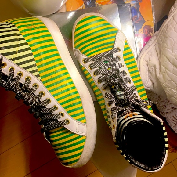 OPENING CEREMONY X ADIDAS ORIGINALS ROD LAVER VINTAGE HI - SPRING13 GREEN/WHITE - Picture 7 of 12